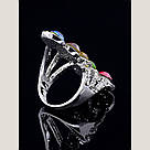 Каблучка на палец біжутерія Сrystal, фото 3