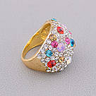 Каблучка на палец біжутерія Сrystal (гіпоалергенний), фото 2