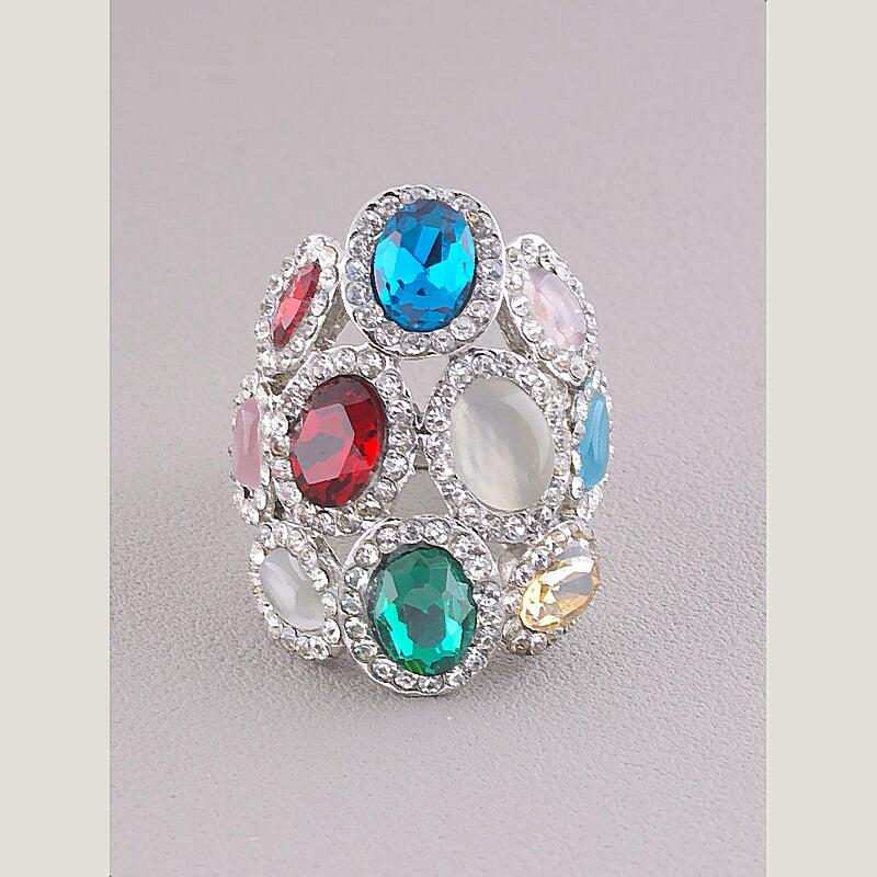 Каблучка на палец біжутерія Сrystal, фото 1