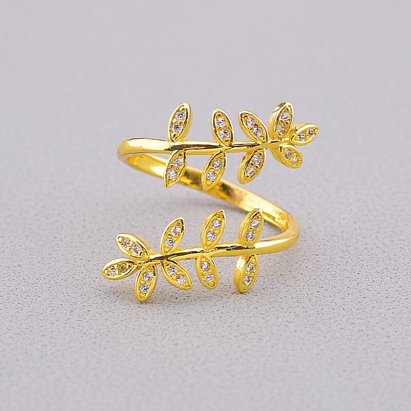 Каблучка біжутерія 'FJ' Сrystal Бижутерный сплав, фото 1