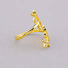 Каблучка біжутерія 'FJ' Сrystal Бижутерный сплав, фото 2