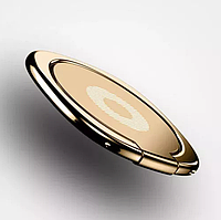 Кольцо держатель подставка металлическое попсокет popsoket popsockets для телефона смартфона KS360 Золотистый