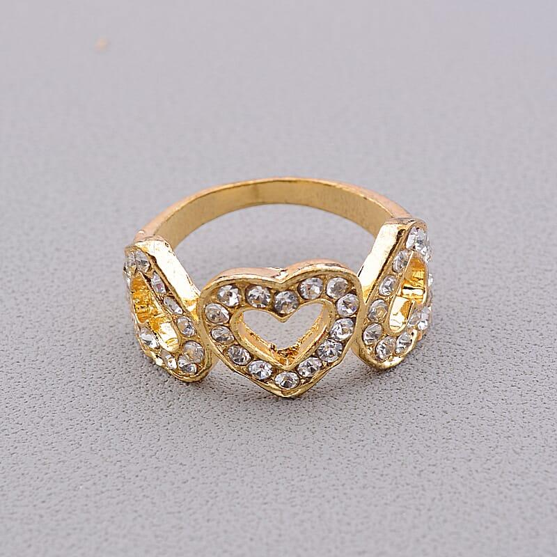 Каблучка на палец біжутерія Сrystal, фото 1