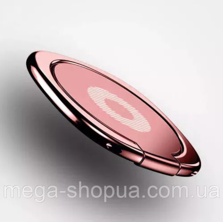 Кільце тримач підставка металеве попсок popsoket popsockets для телефону смартфона KS360 Рожевий