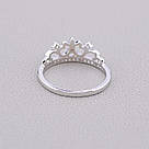 Каблучка біжутерія 'Big Dipper' Фіаніт (родій), фото 3