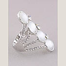 Каблучка на палец біжутерія Сrystal, фото 2