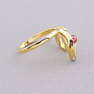 Каблучка біжутерія 'Winniana' Фіаніт (позолота 18к), фото 2