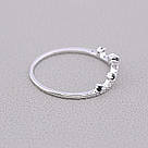 Каблучка біжутерія Фіаніт (Срібло), фото 2