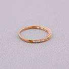 Каблучка біжутерія Фіаніт (позолота 18к), фото 2