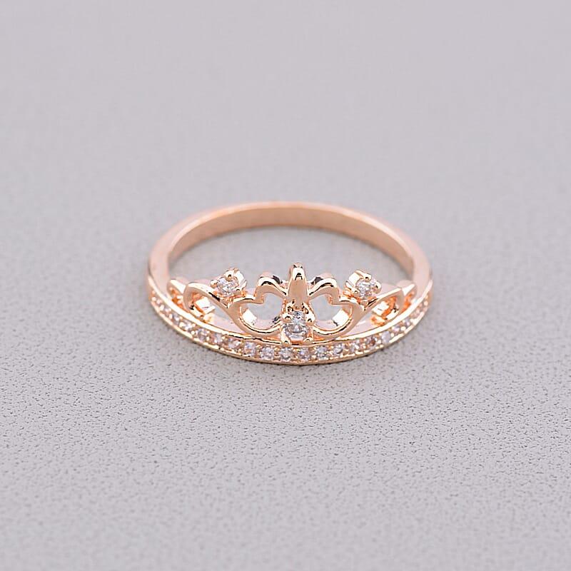 Каблучка біжутерія 'Big Dipper' Фіаніт (позолота 18к), фото 1