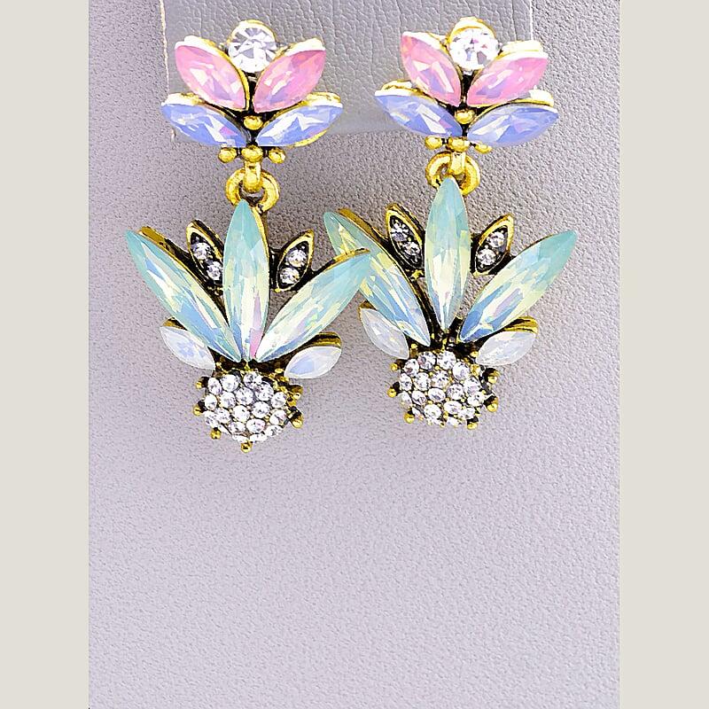 Сережки 'Fashion' Сrystal Бижутерный сплав12,2 р., фото 1