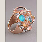 Каблучка на палец біжутерія Сrystal Fashion, фото 2