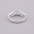 Каблучка біжутерія 'Big Dipper' Фіаніт (родій), фото 3