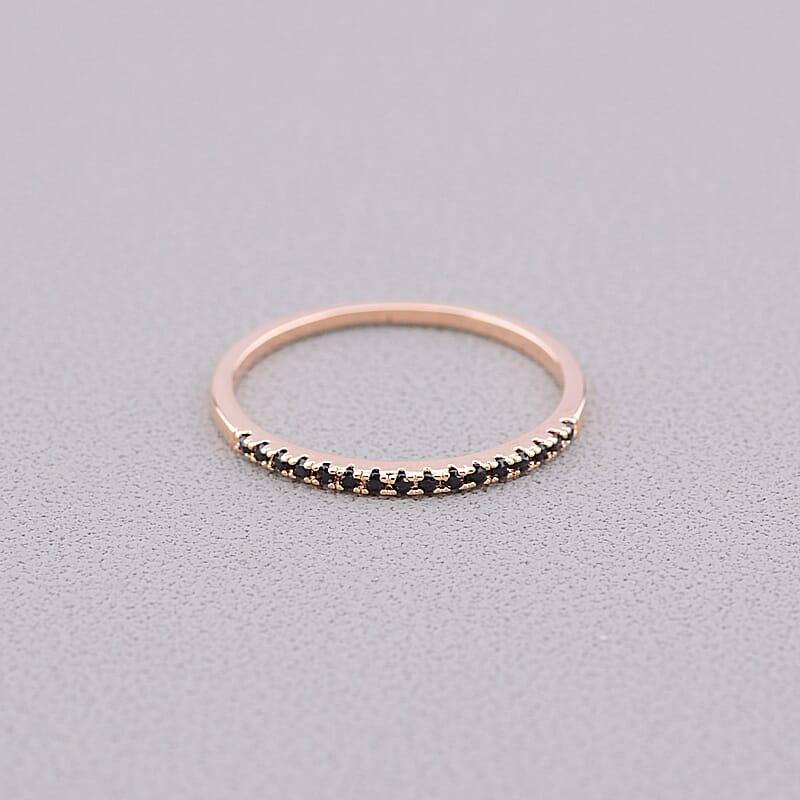 Каблучка біжутерія Фіаніт (позолота 18к), фото 1