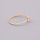 Каблучка біжутерія Фіаніт (позолота 18к), фото 2