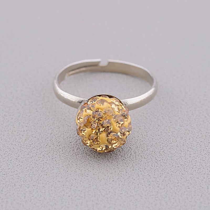 Каблучка біжутерія Crystal 10 мм., фото 1