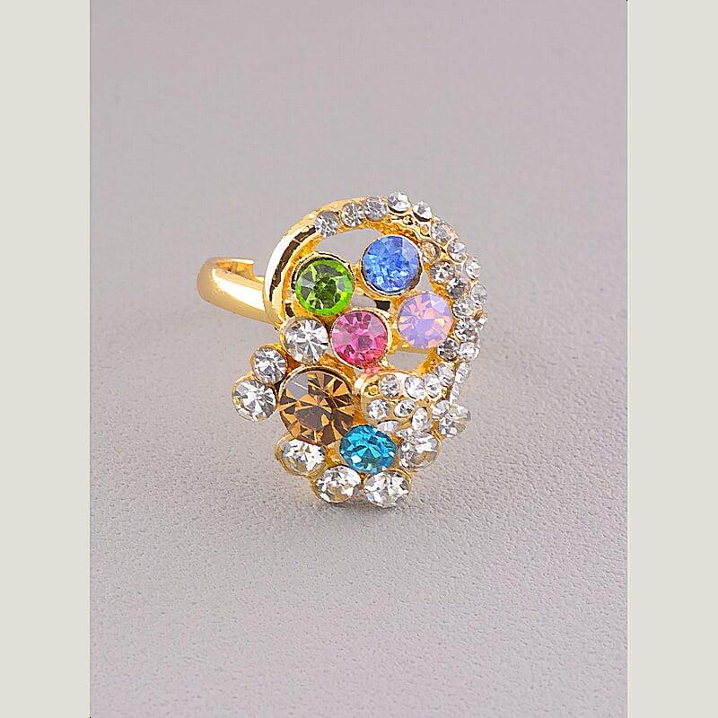 Каблучка на палец біжутерія Сrystal, фото 1