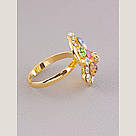 Каблучка на палец біжутерія Сrystal, фото 2