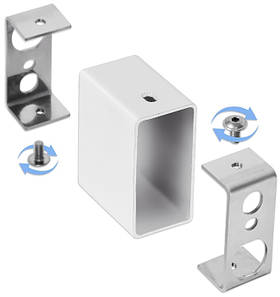 Модуль прихованого підключення до рушникосушарки Flyme серії EF / колір білий