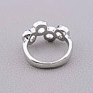 Каблучка на палец біжутерія Сrystal, фото 3