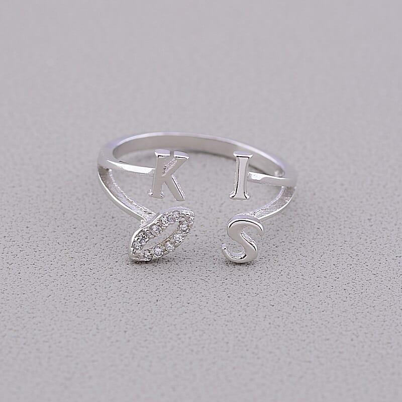 Каблучка біжутерія 'FJ' Сrystal Бижутерный сплав, фото 1