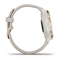 Смарт-годинник Garmin Venu 2S Light Gold Stainless Steel Bezel with Light Sand Case and Silicone Band, фото 5