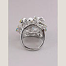 Каблучка на палец біжутерія Сrystal, фото 3