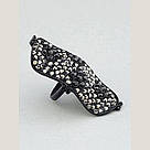 Каблучка на палец біжутерія Сrystal  мм., фото 2