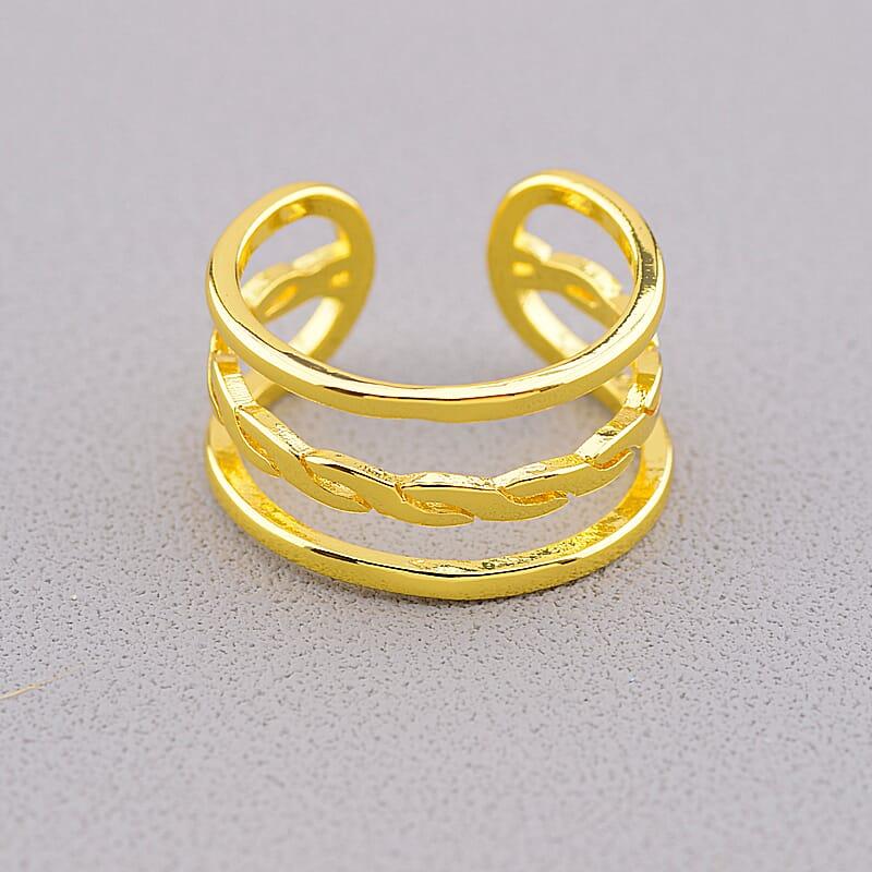 Каблучка біжутерія 'FJ' Сrystal Бижутерный сплав, фото 1