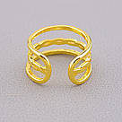 Каблучка біжутерія 'FJ' Сrystal Бижутерный сплав, фото 3