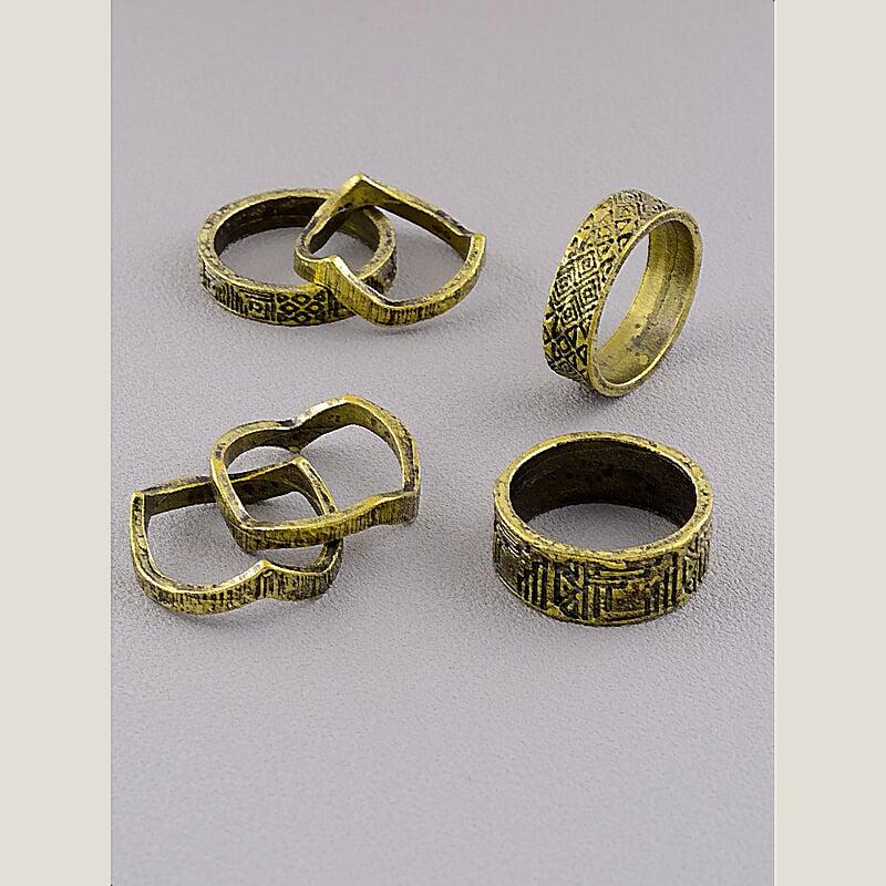 Кільце 'FJ' Біжутерне сплав17,6 г., фото 1