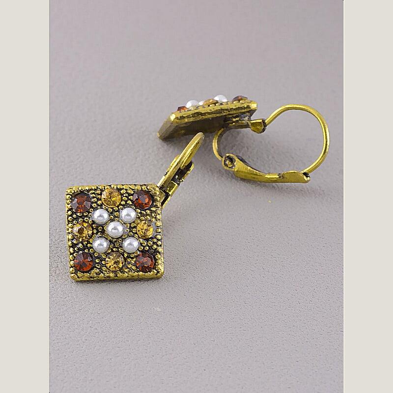Сережки 'Fashion' Сrystal Бижутерный сплав7,11 р.