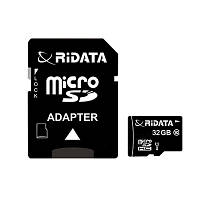 Карта пам'яті micro SD 32GB Ridata (class 10)+SD