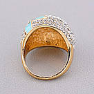 Каблучка на палец біжутерія Сrystal, фото 3