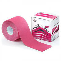 Кинезио тейп Nasara 5см х 5м (Рожевий)