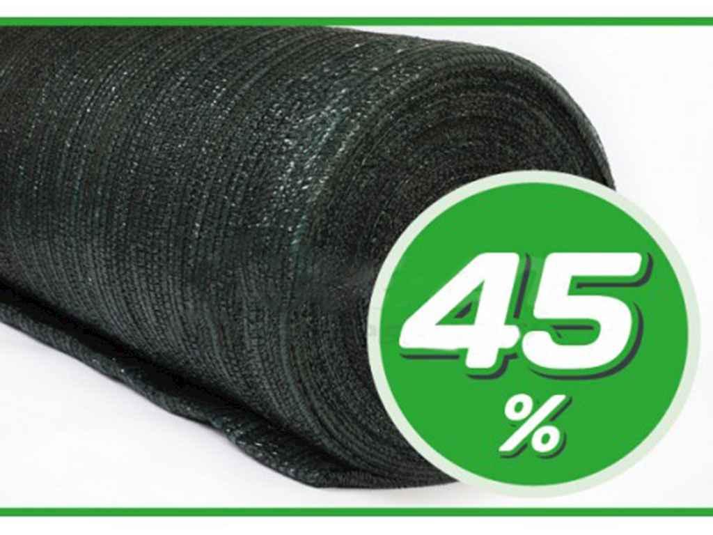 Сітка затінююча 45% зелена 4м х 50м ТМ AGREEN, фото 1