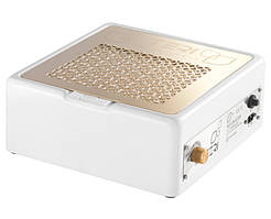 Настільна манікюрна витяжка з HEPA фільтром Teri 800, колір білий (сітка золота)