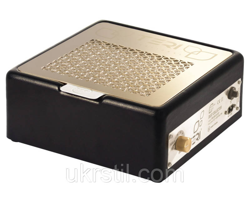 Настільна манікюрна витяжка з фільтром HEPA Teri 800, колір чорний (сітка золота), фото 1