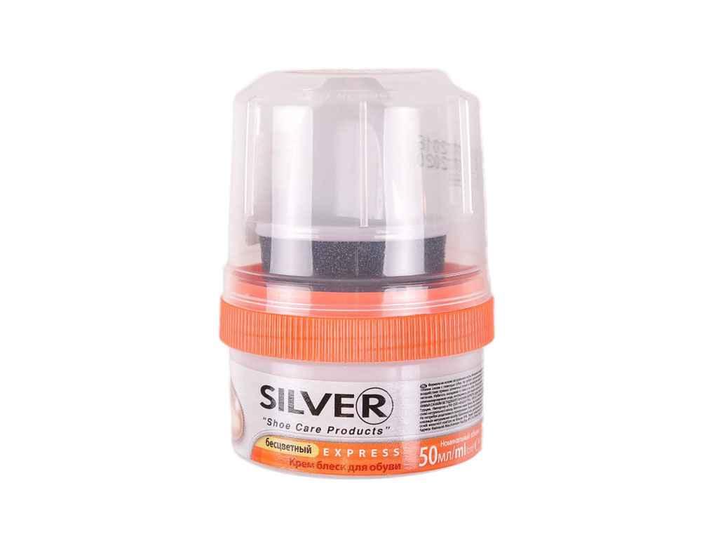 Крем-блиск для взуття натуральний 50мл ТМ SILVER, фото 1