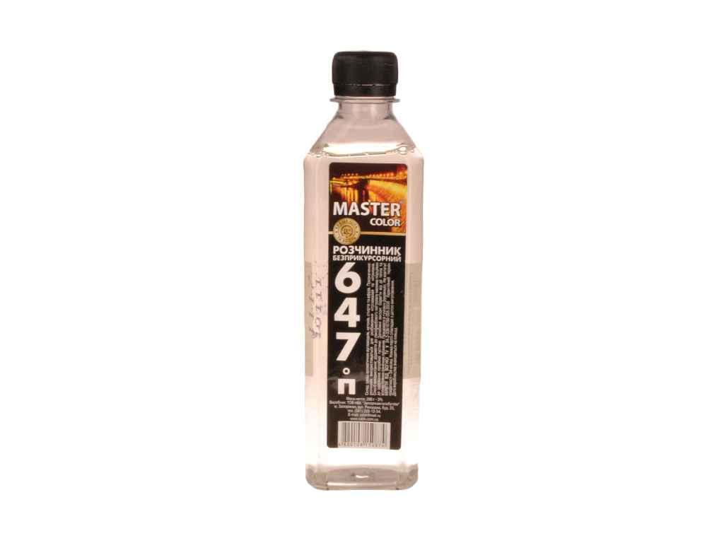Розчинник 647 б/п 0,4 л (280 г) ТМ МASTER COLOR КВАДРАТ