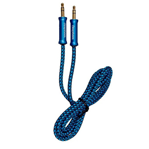 Кабель AUX Deepbass AC-323 Cloth Cable 1m (Синій)
