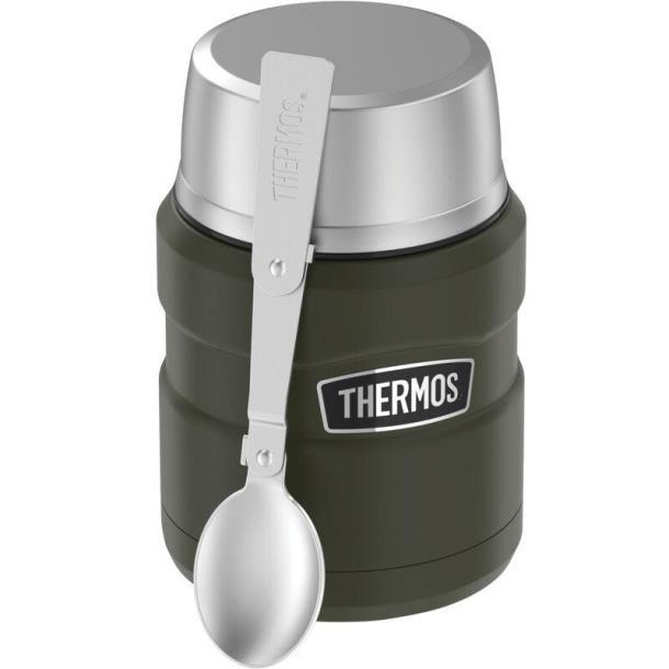 Термос для Еды (Пищевой) с ложкой 0.47 литра Thermos "Stainless King Food Flask" (173029)