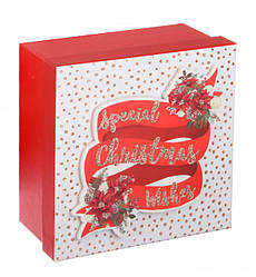 Новорічна подарункова коробка "Special Christmas Wishes", 27х27х10 см