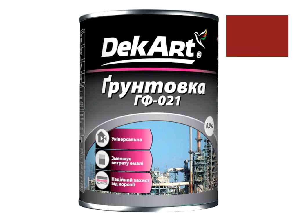 Ґрунтовка ГФ-021 червоно-коричнева — 2,8 кг ТМ DEKART