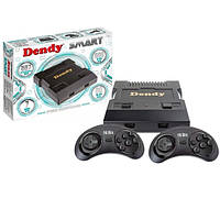 Игровая приставка 8 bit + 16 bit Dendy Smart HDMI (567 в 1) + 567 встроенных игр + 2 геймпада (Черная) 8 bit