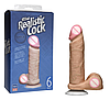 Реалістичний фалоімітатор з мошонкою Doc Johnson The Realistic Cock 6 inch White - ULTRASKYN, фото 8