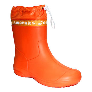 Оранжеві чоботи з піни з утяжкою, гумові чоботи, розмір 36-41