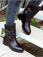 Ботинки женские кожаные зимние Viko Размеры: 36,37,38,39