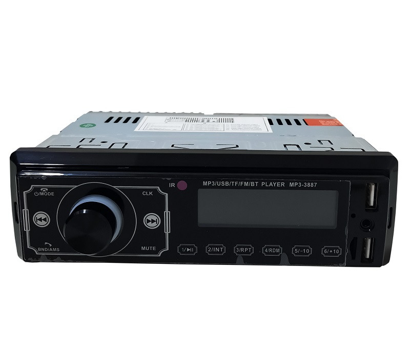 Автомагнітола MP3-3887 ISO, 1DIN з сенсорним дисплеєм