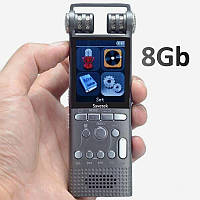 Профессиональный цифровой стерео диктофон Savetek GS-R06, 8 Гб памяти, SD до 64 Гб, вход под выносной микрофон